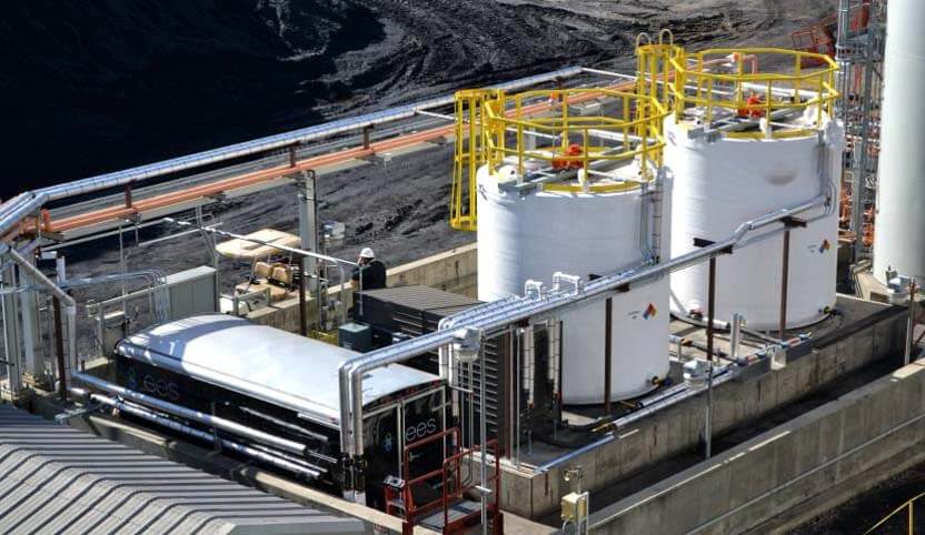 CoalTreat® boiler slag mitigation additive is applied to the fuel pre-combustion