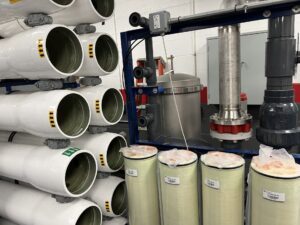 Industrial membrane filtration equipment for advanced wastewater treatment